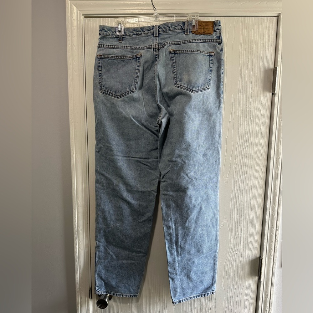 Eddie Bauer Denim Jeans in Light Blue size 35x32 - good condition - Picture 2 of 4